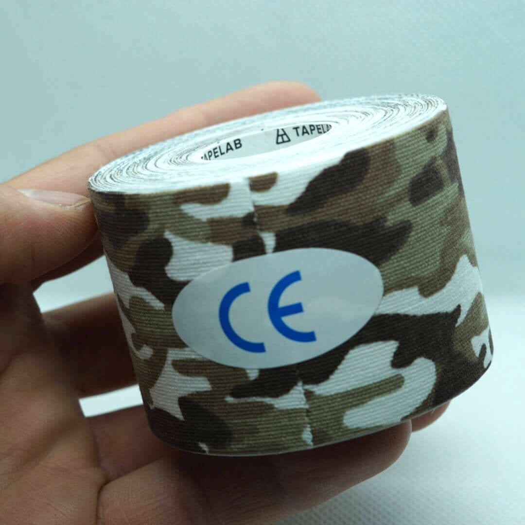 Tape Lab Kinesiotape // 5cm x 5m - Cotton - Hypoallergenic - Waterproof - Elasticity 160-180%