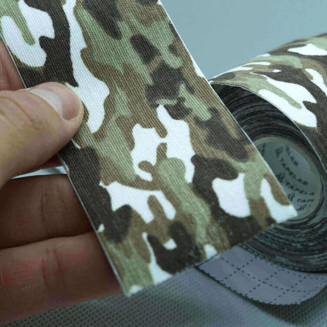 Tape Lab Kinesiotape // 5cm x 5m - Cotton - Hypoallergenic - Waterproof - Elasticity 160-180%