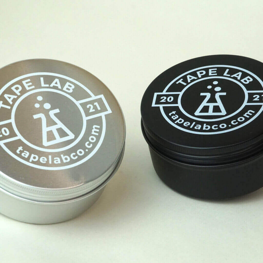 Tape Lab Storage Box for Athletic Tape // Aluminium - Screwable Lid 