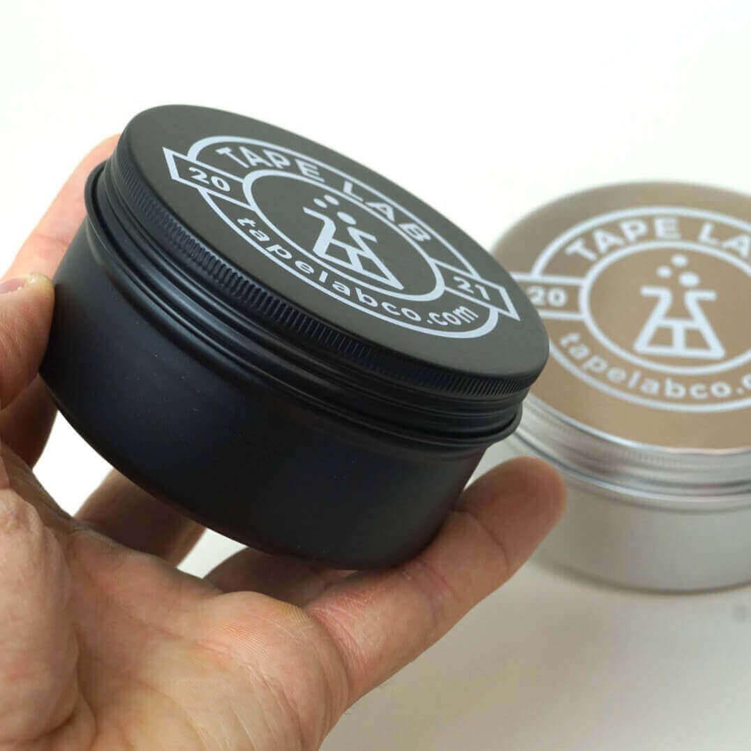 Tape Lab Yin-Yang Bundle 2.0 // 5x Athletic Finger Tape 7,6mm x 13,7m black/white + 1x Storage Box