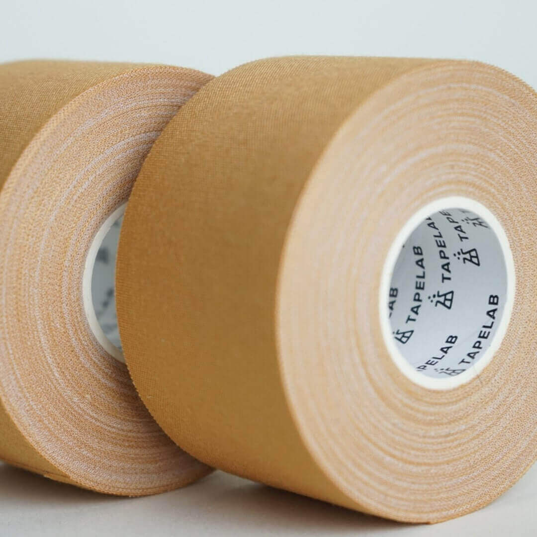 Tape Lab Athletic Tape // 37,5mm x 13,7m (2-Pack) - Synthetic - Rigid - Zinc Oxide Glue