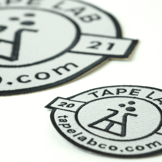 Tape Lab Patch // 100 % Embroidery